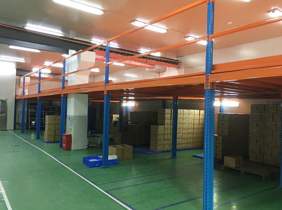 燁嘉電子?xùn)|莞閣樓平臺貨架【易達貨架】