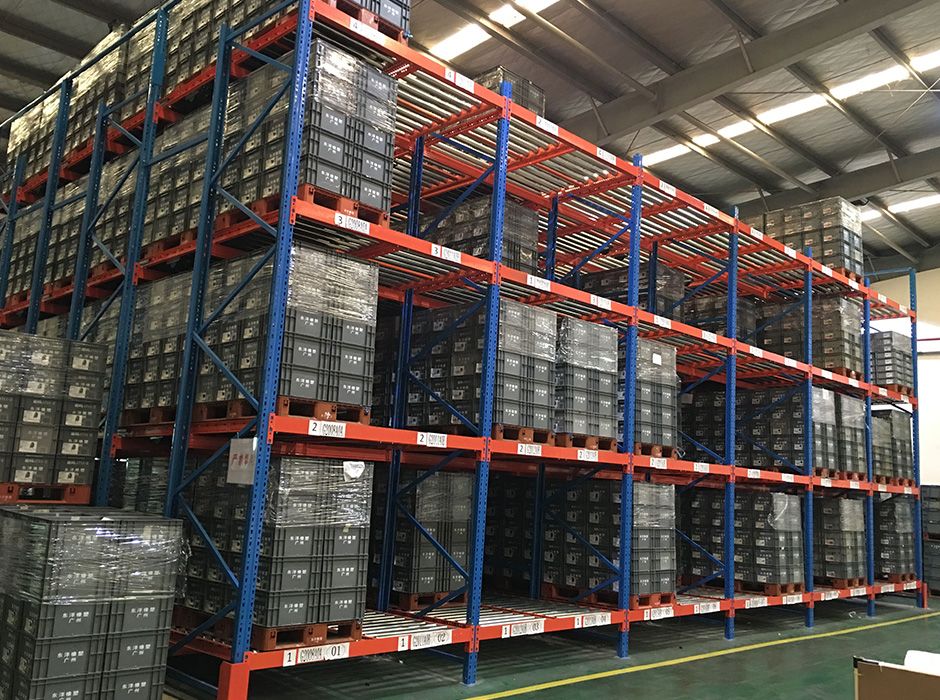 東洋橡塑廣東重力式貨架【易達貨架】