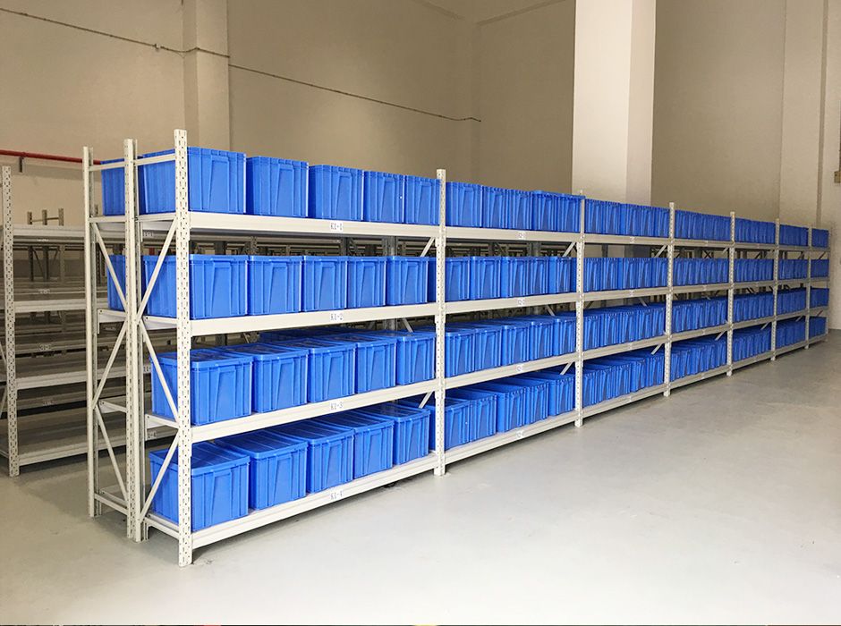 百濟(jì)神州生物制藥廣州擱板式貨架【易達(dá)貨架】