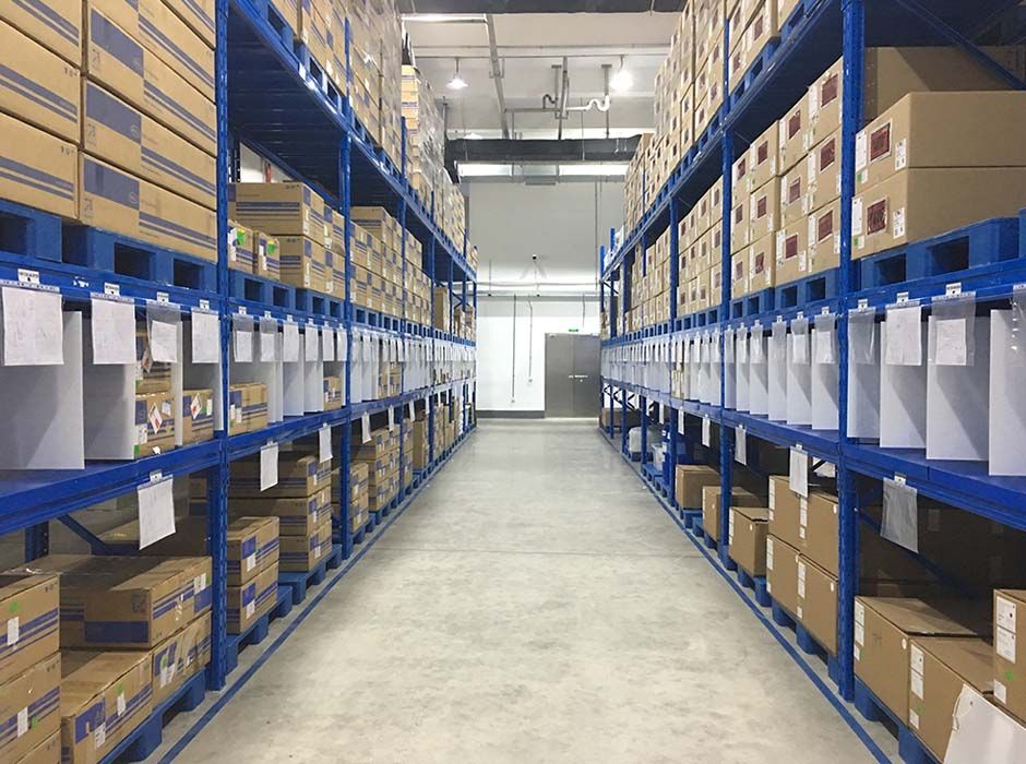 百奧泰生物廣東中量型擱板式貨架【易達(dá)貨架】