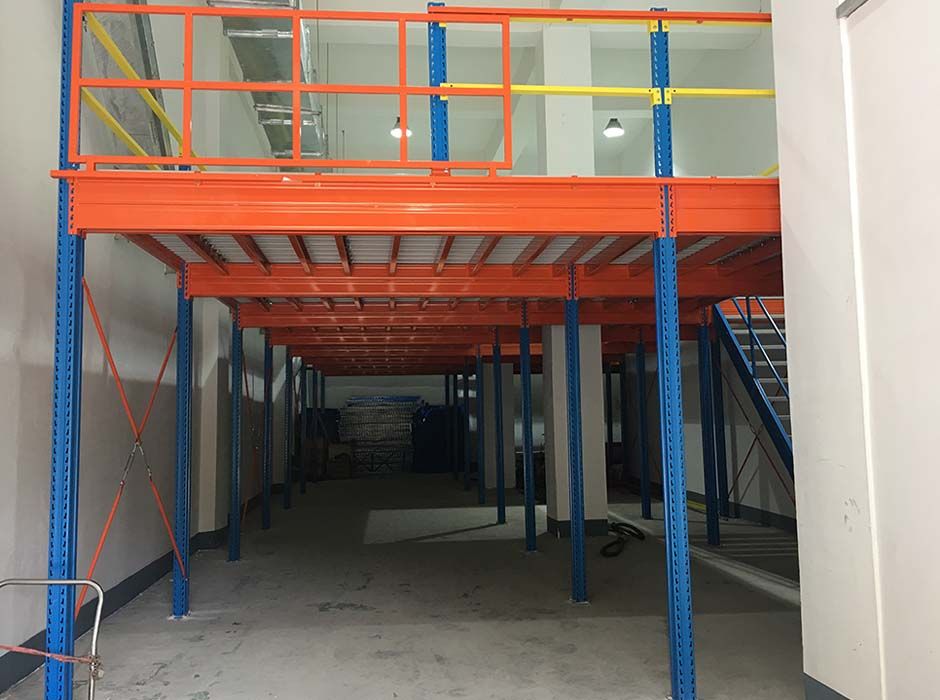 第六資源電廠廣州閣樓貨架平臺(tái)【易達(dá)貨架】