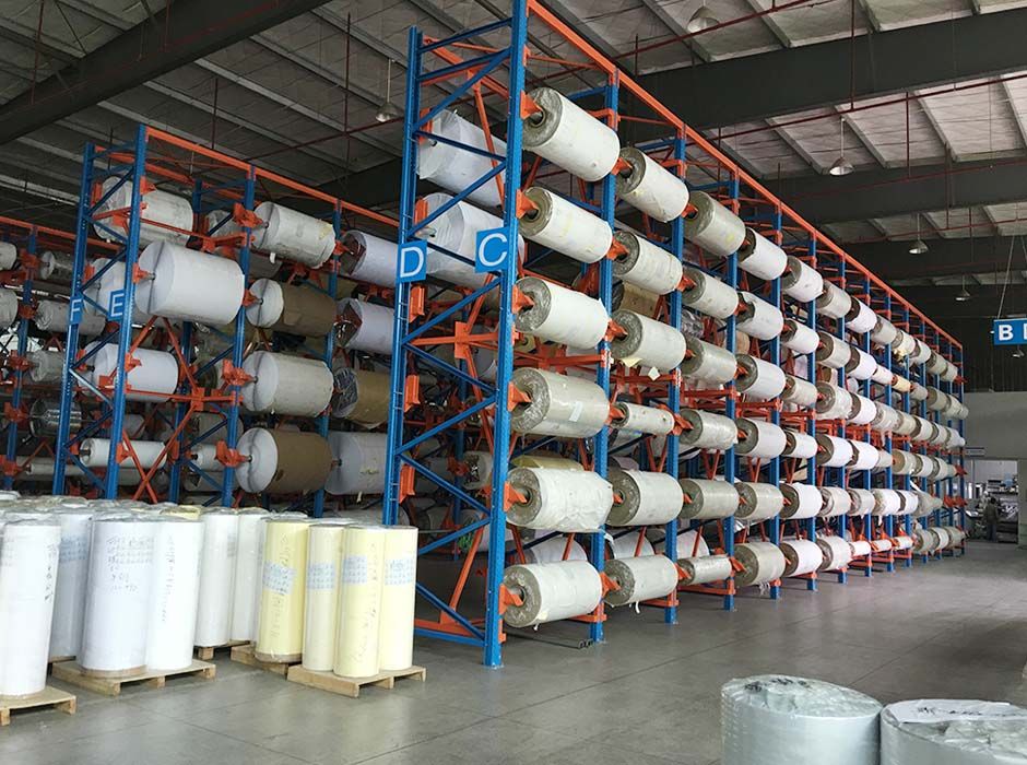 新浩膠粘紙制品肇慶卷料倉庫貨架【易達貨架】