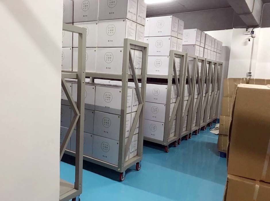 易合茶業(yè)廣州移動式擱板式貨架【易達貨架】