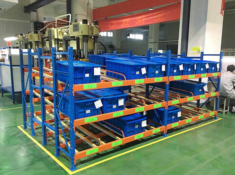 國(guó)機(jī)智能廣州流利式貨架【易達(dá)貨架】