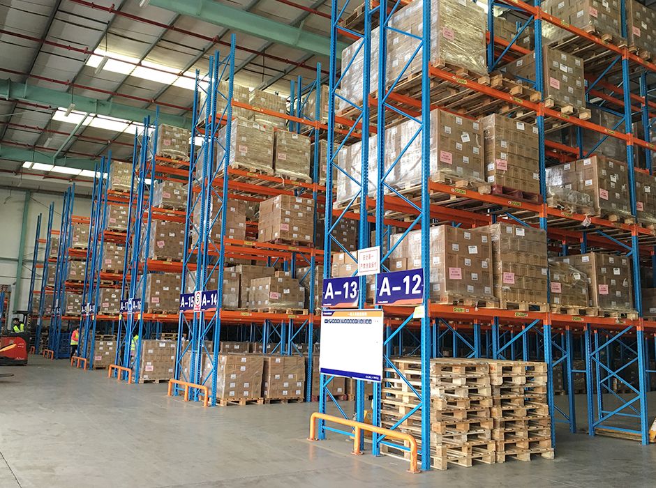 索恩照明廣州橫梁式倉(cāng)儲(chǔ)貨架【易達(dá)貨架】