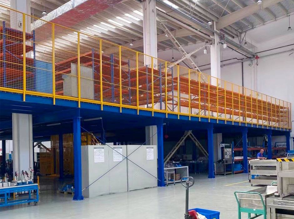 飛斯騰科技重慶鋼結(jié)構(gòu)閣樓平臺貨架【易達貨架】