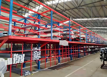 鋁材貨架倉儲架哪種類型存儲量更大？【易達貨架】